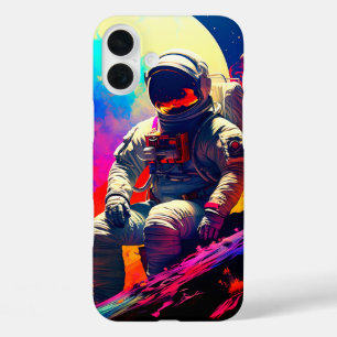 Fall Astronaut iPhone 16 Plus Hülle