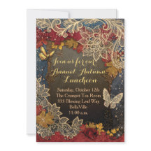 FALL AUTUMN-PARTY EINLADUNGEN