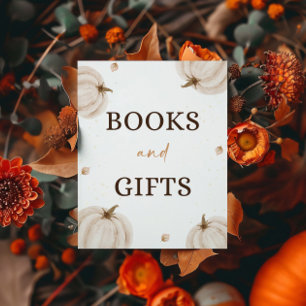 Fall Baby Duschbücher und Geschenke Zeichen Poster