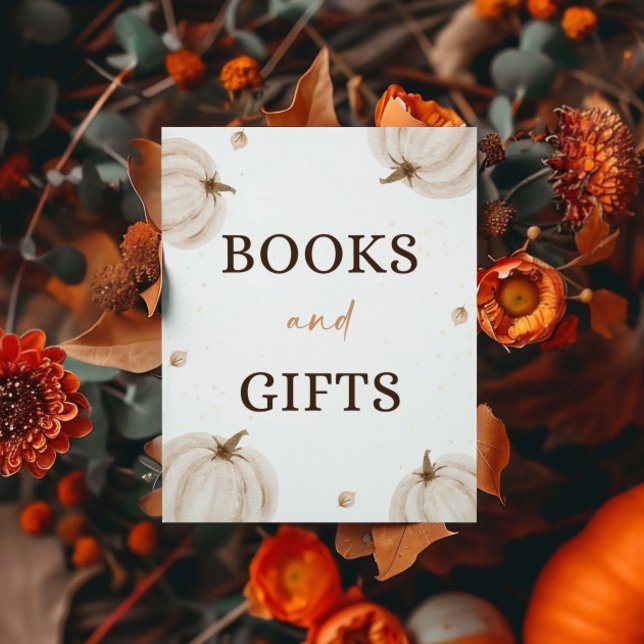 Fall Baby Duschbücher und Geschenke Zeichen Poster (Von Creator hochgeladen)