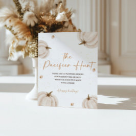 Fall Baby Dusche Der Schnuller Jagd Schild