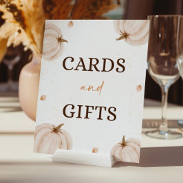 Fall Baby Duschkarten und Geschenkschild Poster