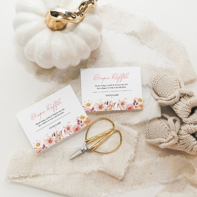 Fall Baby Duwer Diaper Raffle Begleitkarte (Von Creator hochgeladen)