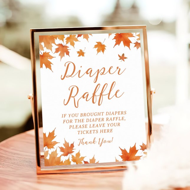 Fall Baby Duwer Diaper Raffle Poster (Von Creator hochgeladen)
