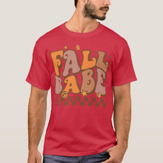 Fall Baby Retro Groovy Frauen Freundin Herbst als T-Shirt
