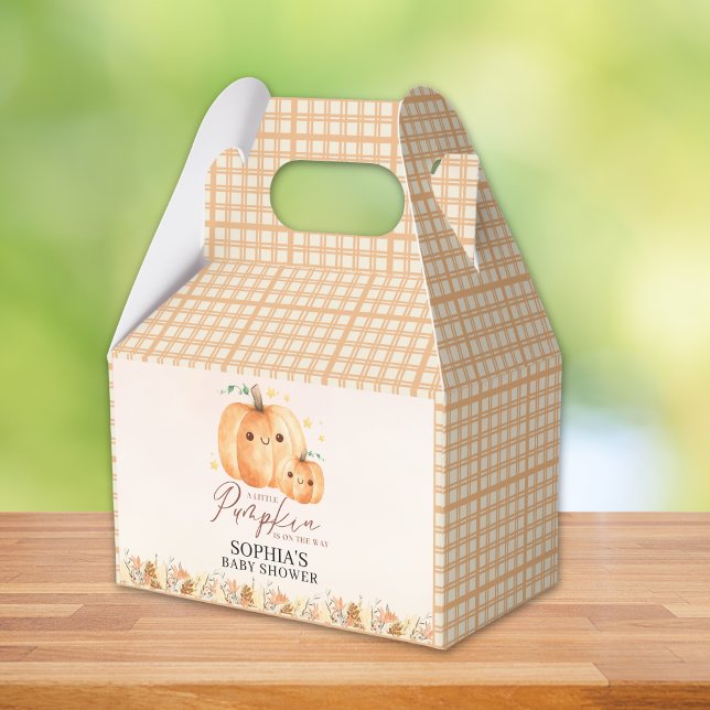 Fall Baby Shower Favor - "A Little Pumpkin  Geschenkschachtel (Von Creator hochgeladen)