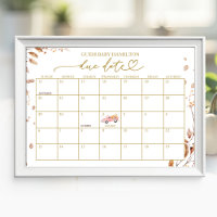 Fall Baby Showterminkalender