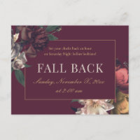Fall Back Business Realtor Mailer