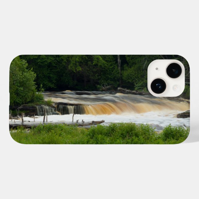 Fall bei Tahquamenon Fall-Mate iPhone Case-Mate iPhone 14 Hülle (Rückseite (Horizontal))