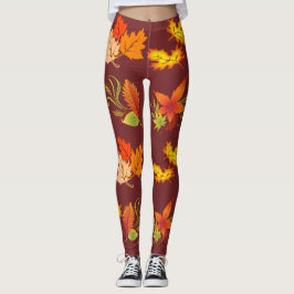 Fall-Blatt-Leggings Leggings