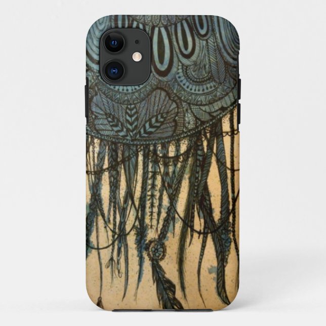 Fall Blue Dreamcatcher iPhone 5 Case-Mate iPhone Hülle (Rückseite)