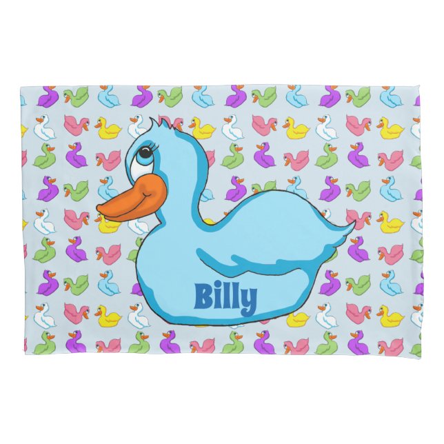 Fall Blue Duck Pillow Kissenbezug (Vorderseite)