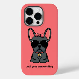 Fall Blue French Bulldog Case-Mate iPhone 14 Pro Hülle