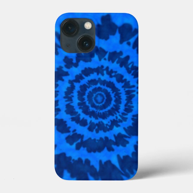 Fall Blue Gefärbte Krawatte iPhone Case-Mate iPhone Hülle (Rückseite)