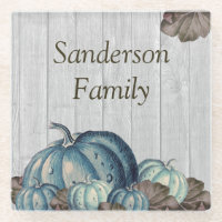 Fall Blue Pumpkin Rustic Niedlich Gray Wood