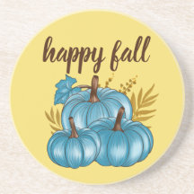 Fall Blue Pumpkins Herbst