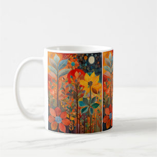 Fall-Blume-Artwork-Tasse Kaffeetasse