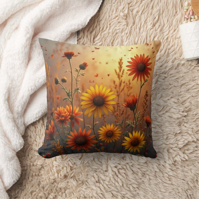 Fall-Blume-Kissen Kissen (Decke)