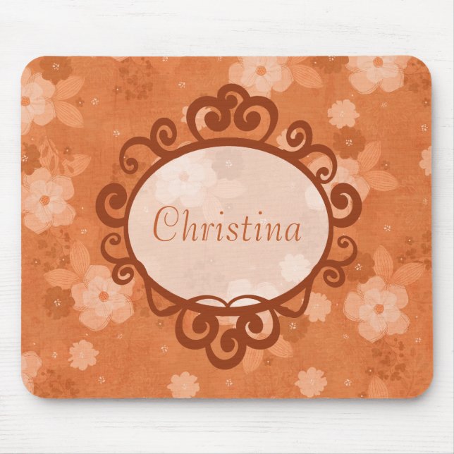 Fall Blume Mousepad (Vorne)