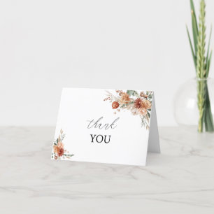 Fall Blume Watercolor Kinderdusche Danke