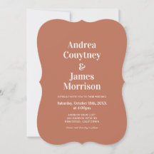 Fall Blush Terracotta Wedding