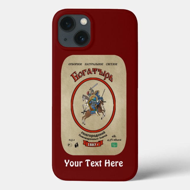 Fall Bogatyr Beer Case-Mate iPhone Case-Mate iPhone Hülle (Rückseite)