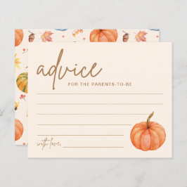 Fall Boho Pumpkin Baby Showcard