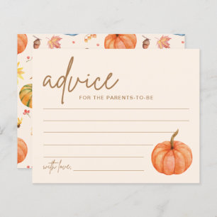 Fall Boho Pumpkin Baby Showcard
