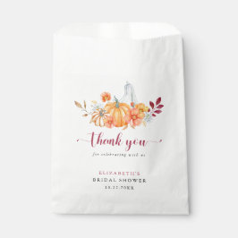 Fall Brautparty Pumpkin-Skript Vielen Dank Geschenktütchen