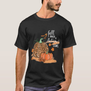Fall Breeze und Herbst Blätter Pumpkin Gewürz T-Shirt