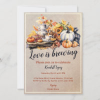 Fall Bridal Tee Party White Pumpkin