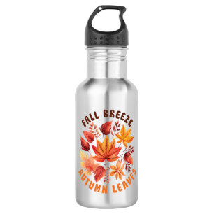 Fall Brise, Herbst Blätter - Whimsischer Fall Edelstahlflasche