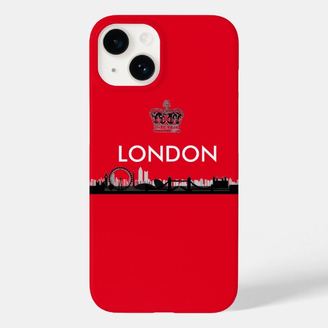 Fall British Red London Case-Mate iPhone 14 Hülle (Rückseite)