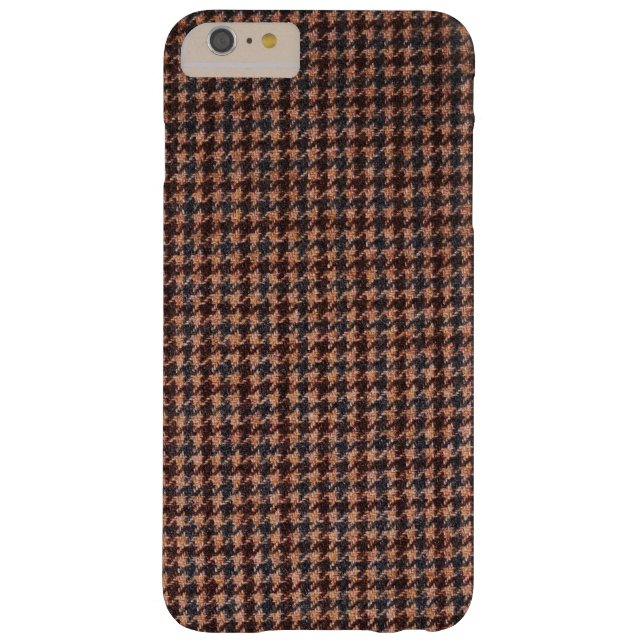 Fall: Brown Tweed Fabric Case-Mate iPhone Hülle (Rückseite)