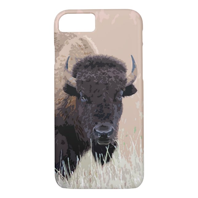 Fall Buffalo/Bison iPhone 7 Case-Mate iPhone Hülle (Rückseite)