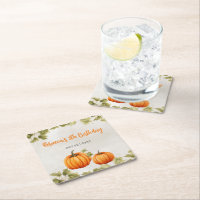 Fall Burnt Orange Pumpkin Patch Geburtstag