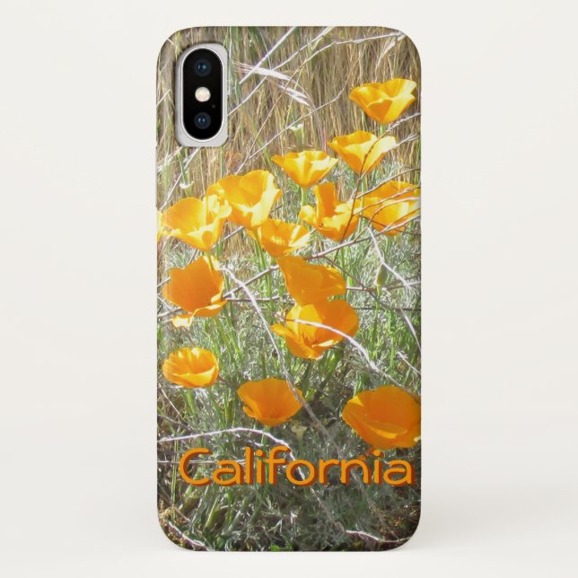 Fall: California Poppies in Field Case-Mate iPhone Hülle (Rückseite)
