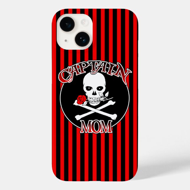 Fall Captain Mama iPhone 6 Case-Mate iPhone 14 Hülle (Rückseite)