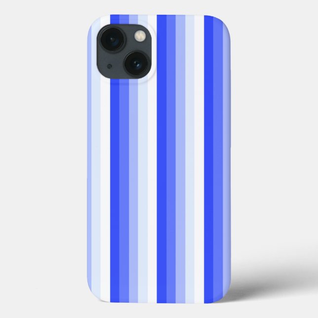 Fall Case-Mate iPhone (Royal Blue Shadow Stripes) Case-Mate iPhone Hülle (Rückseite)