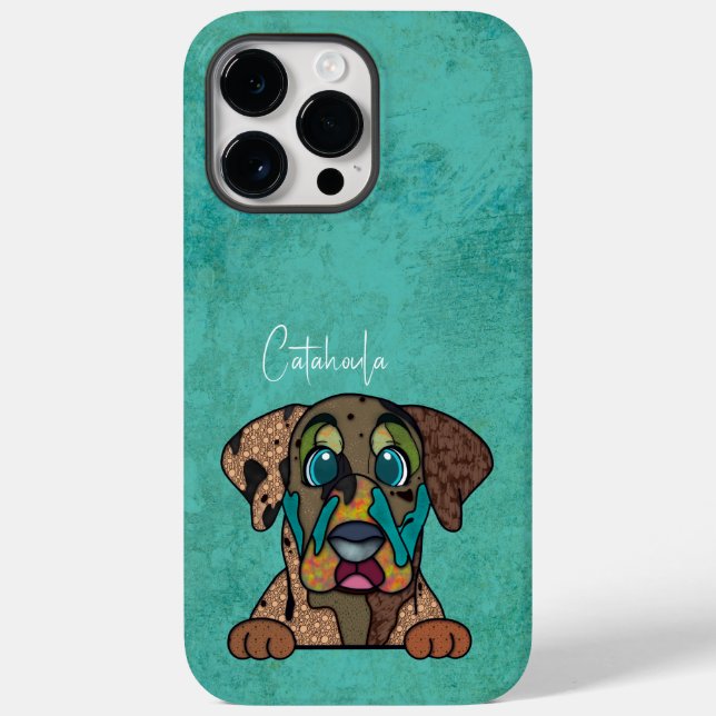Fall Catahoula Ugly Face Case-Mate iPhone 14 Pro Max Hülle (Rückseite)