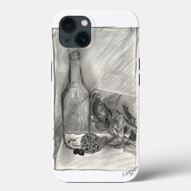 Fall "Charcoal Still Life Case-Mate Phone" iPhone Hülle (Rückseite)