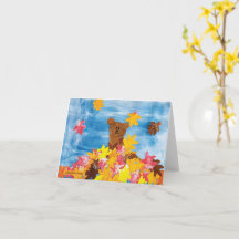 Fall Choco Bär - Kinder Kunst zum Entspannen