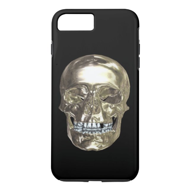 Fall Chrome Skull iPhone 7 Case-Mate iPhone Hülle (Rückseite)