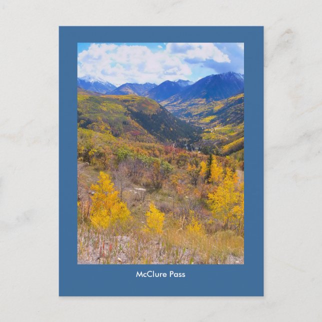 Fall Color auf McClure Pass Postkarte (Vorderseite)