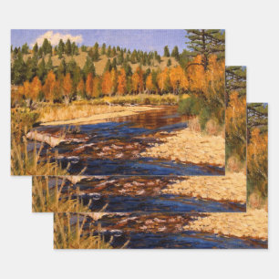 Fall Colorado Mountains Geschenkpapier Set