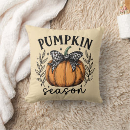 Fall Coquette Pumpkin-Saison Kissen