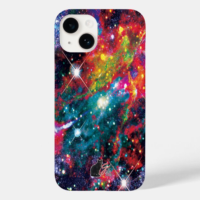 Fall Corussis Star Field Phone Case-Mate iPhone 14 Hülle (Rückseite)