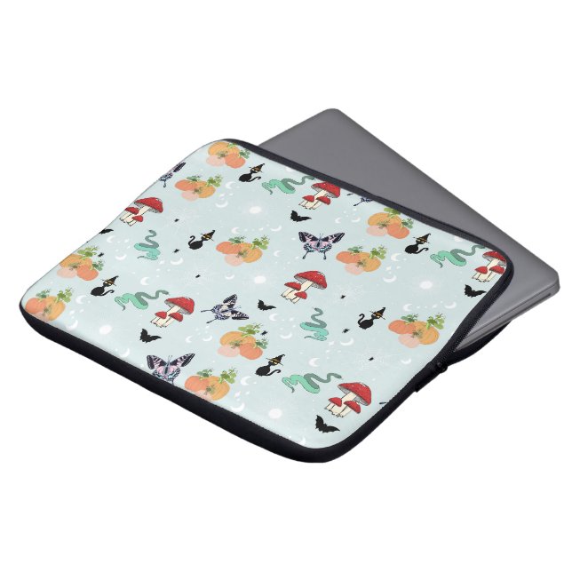 Fall Cottaggecore Halloween Ästhetik Laptopschutzhülle (Vorne Oben)