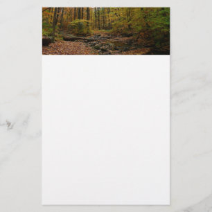 Fall Creek auf Laurel Hill Staat Park Pennsylvania Briefpapier
