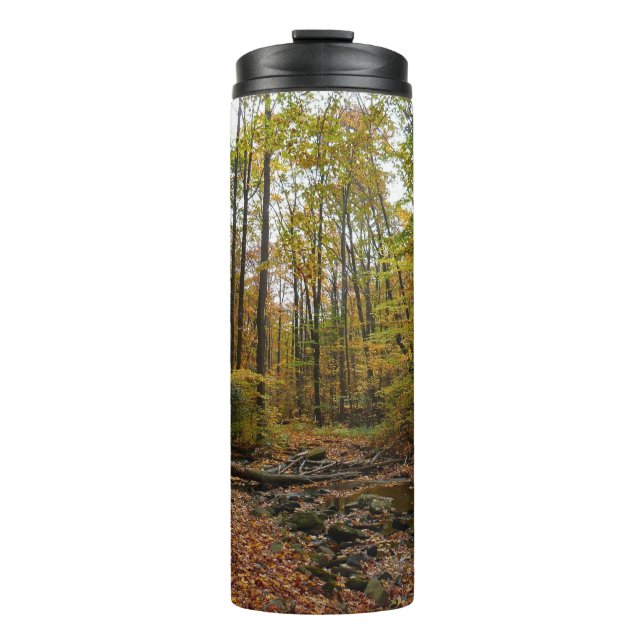 Fall Creek auf Laurel Hill Staat Park Pennsylvania Thermosbecher (Vorderseite)